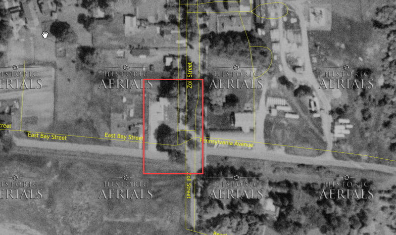 Johnstons Motel - 1958 Aerial